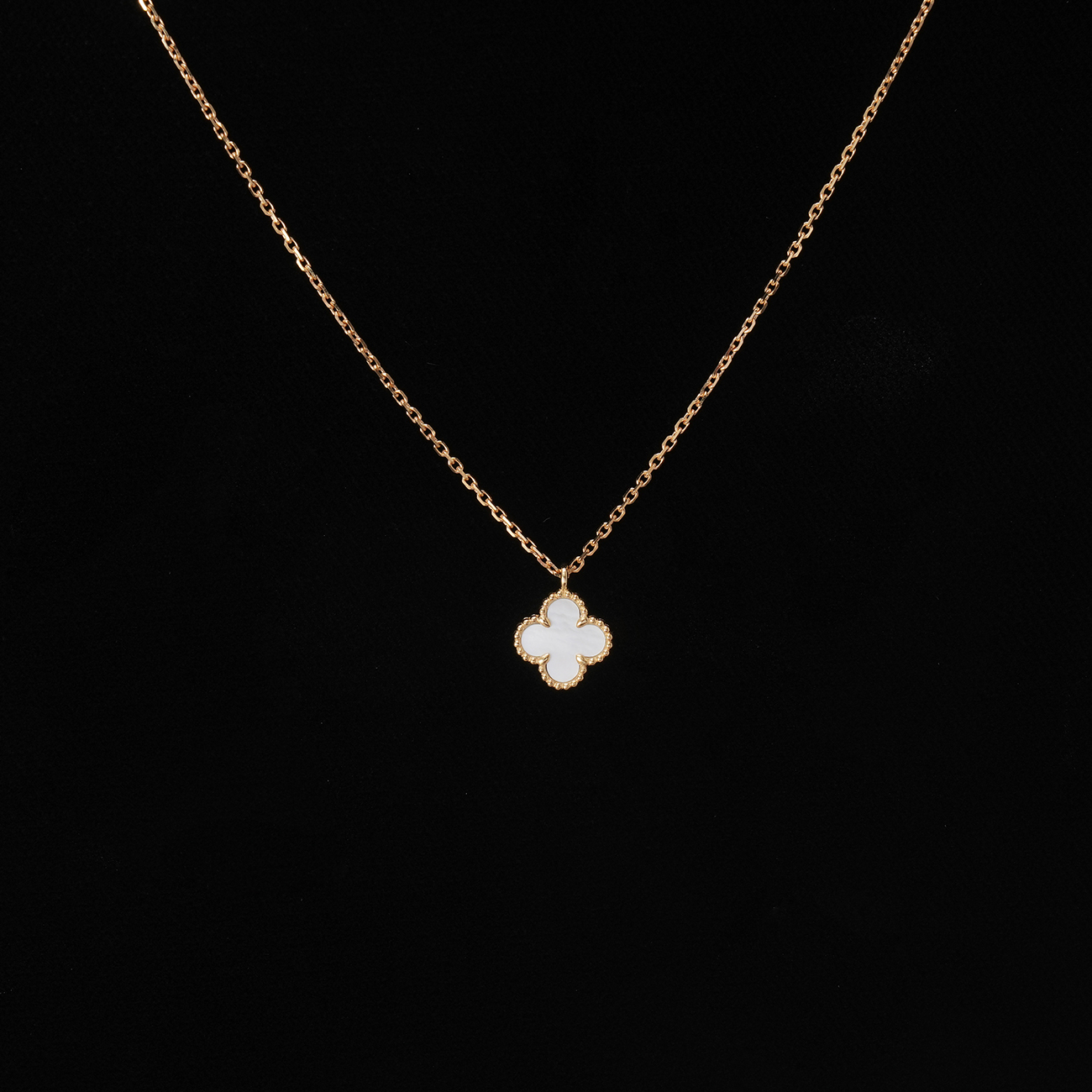 VAN CLEEF & ARPELS(USED)반클리프 스위트 알함브라 네크리스 자개 VCARF69100